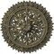Ekena Millwork Lariah Ceiling Medallion (Canopies up to 1 3/8"), 24 3/4"OD 1 3/8"ID x 3 1/4"P, Witch Hazel Crackle CM24LAWHC - alternate 1